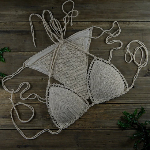 Handmade Crochet Push Up Bikini Set in Multiple Colours