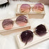 Luxury Round Gradient Sunglasses for Women - UV400 Protection