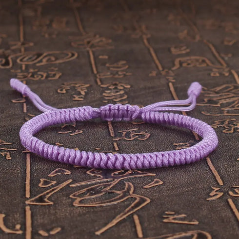 Lucky Red Rope Braided Adjustable Charm Bracelet