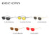 OEC CPO Small Square Sunglasses - Retro Style