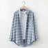 Autumn Plaid Loose Fit Women's Shirt