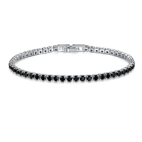 Iced Out CZ Tennis Chain Bracelet for Men and Women