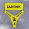 Women's Caution Print Two-Piece Bikini Set