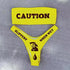 Women's Caution Print Two-Piece Bikini Set