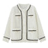 Chic White Cashmere Sweater Coat for Women