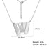 Lemegeton Stainless Steel Music Necklace Pendant for Women