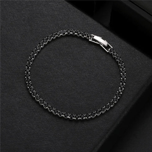 Iced Out CZ Tennis Chain Bracelet for Men and Women
