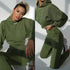 Women's Fleece Hooded Tracksuit Set