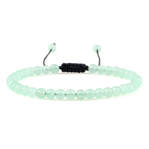 4MM Natural Stone Round Beads Bracelet