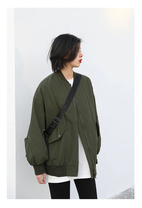 Chic Ven Women's Loose Long Sleeve O-Neck T-Shirt