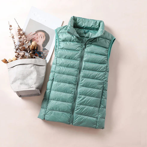 Women's Ultralight Duck Down Vest Jacket