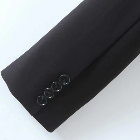 XEASY Women's Tweed Blazer and Skirt Suit Set