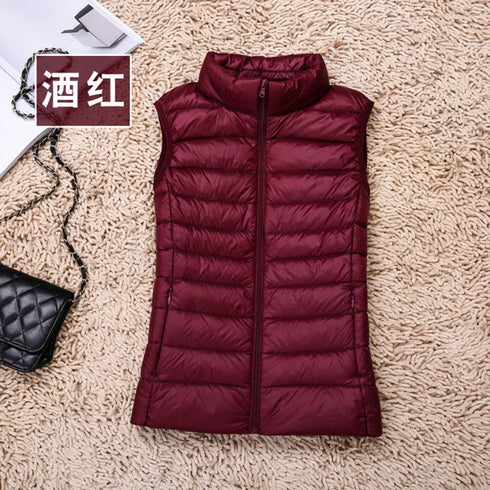 Women's Ultralight Duck Down Vest Jacket