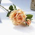 Real Touch Rose Christmas Decorations - Silk Flowers
