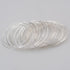 50 Bulk Ultrathin Silver Colour Bangle Bracelets
