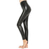 High Waisted PU Leather Leggings for Women
