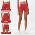SOISOU High Waist Nylon Gym Shorts for Women