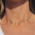 Candy Colour Tassel Choker Necklace for Women