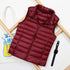 Women's Ultra-light Down Vest for Autumn and Winter