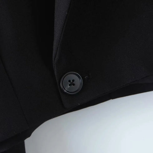 XEASY Women's Tweed Blazer and Skirt Suit Set