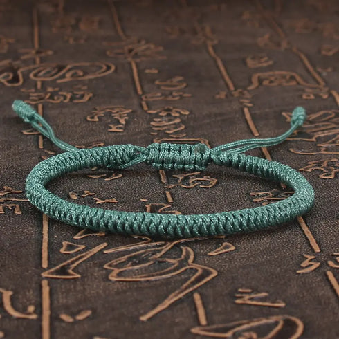 Lucky Red Rope Braided Adjustable Charm Bracelet