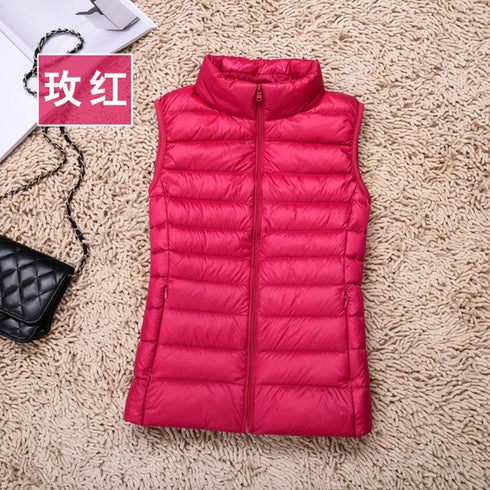 Women's Ultralight Duck Down Vest Jacket
