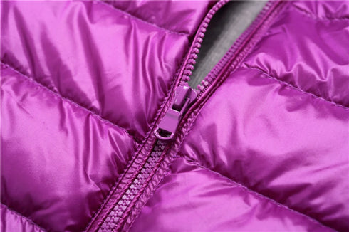 Women’s Lightweight Hooded Puffer Jacket in 15 Colours