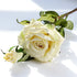 Real Touch Rose Christmas Decorations - Silk Flowers