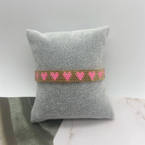 ZHONGVI Miyuki Heart Adjustable Bracelet
