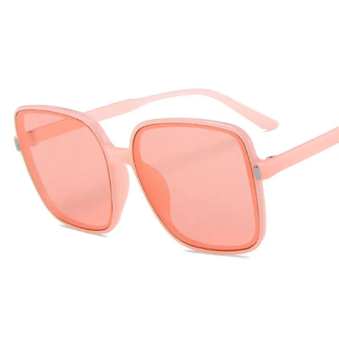 Retro Square Sunglasses for Women with Gradient Lenses