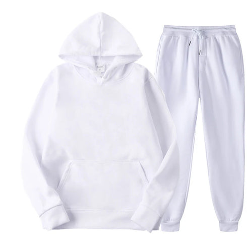 Women's Fleece Hooded Tracksuit Set