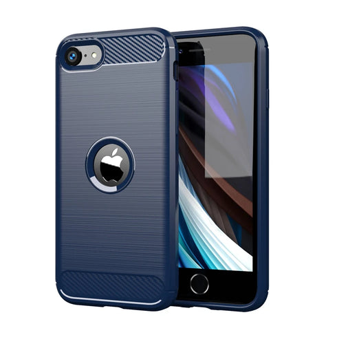 Shockproof TPU Carbon Fiber iPhone SE Case