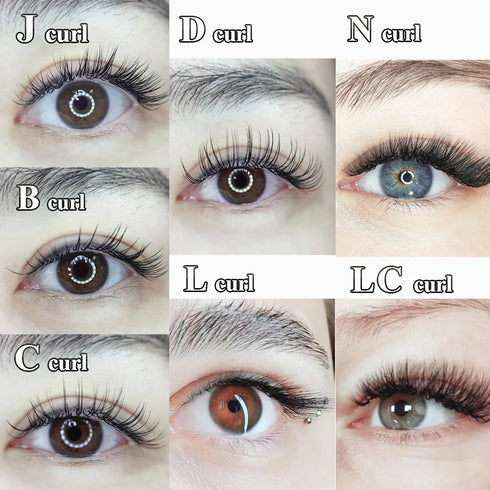 NAGARAKU Classic Individual Eyelash Extensions - Matte Black