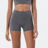 SOISOU High Waist Nylon Gym Shorts for Women