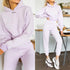Women's Fleece Hooded Tracksuit Set