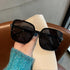 Retro Square Sunglasses for Women with Gradient Lenses