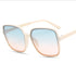 Retro Square Sunglasses for Women with Gradient Lenses