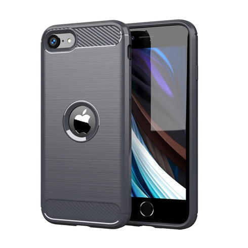 Shockproof TPU Carbon Fiber iPhone SE Case