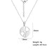Lemegeton Stainless Steel Music Necklace Pendant for Women