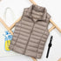 Women's Ultra-light Down Vest for Autumn and Winter