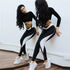 Heart Shape High Waist Leggings in Red and Black