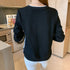 Printed Long Sleeve Casual Top for Women