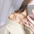 Sheer Long Sleeve Lace Turtleneck Top in Black and White