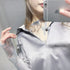 Sheer Long Sleeve Lace Turtleneck Top in Black and White