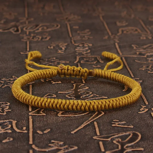 Lucky Red Rope Braided Adjustable Charm Bracelet