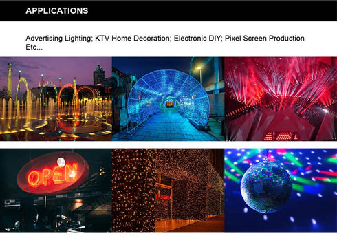 Individually Addressable WS2812B LED Strip Lights