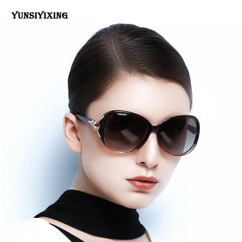 YUNSIYIXING Women's Polarized Butterfly Sunglasses