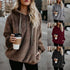 Women's Hooded Long-Sleeved Sweater Coat