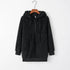 Women's Hooded Long-Sleeved Sweater Coat