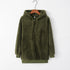 Women's Hooded Long-Sleeved Sweater Coat